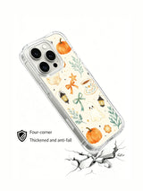 Moonlit Tide Pumpkin Bay iPhone 14 Pro case protection graphic