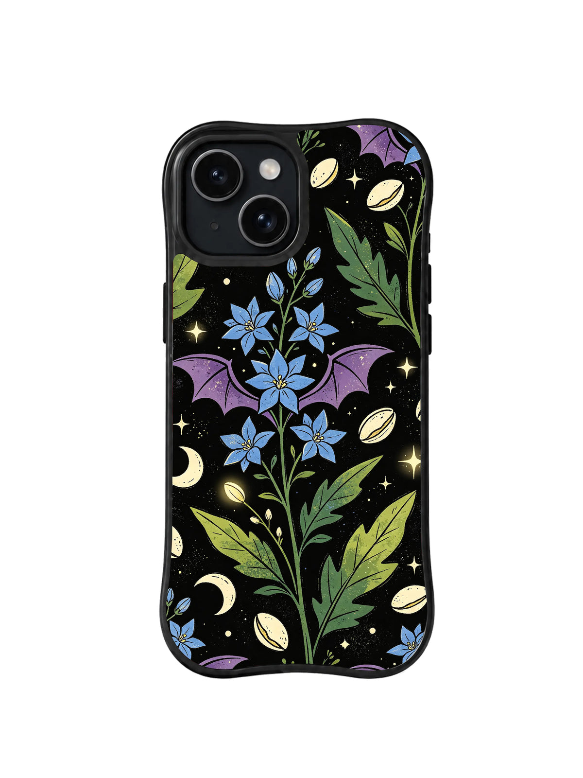 Lunar Seed Orchard pattern iPhone 15 Plus case