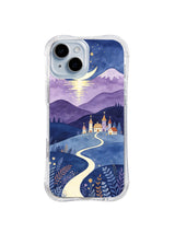 Crescent Lake Road iPhone 14 case art by Tessa Bellwyn