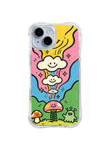 Cloud Friends pattern iPhone 14 case
