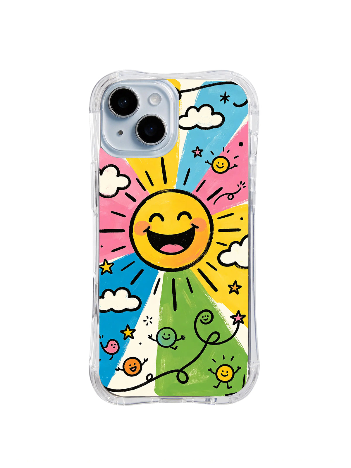 Sunshine Smile pattern iPhone 14 case