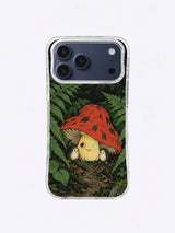 The Mushroom After-Hours fern watch artwork on an iPhone case