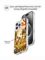 Mushroom Village Dream iPhone 16 Pro case back view