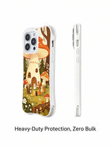 Mushroom Village Dream iPhone 16 Pro case side profile