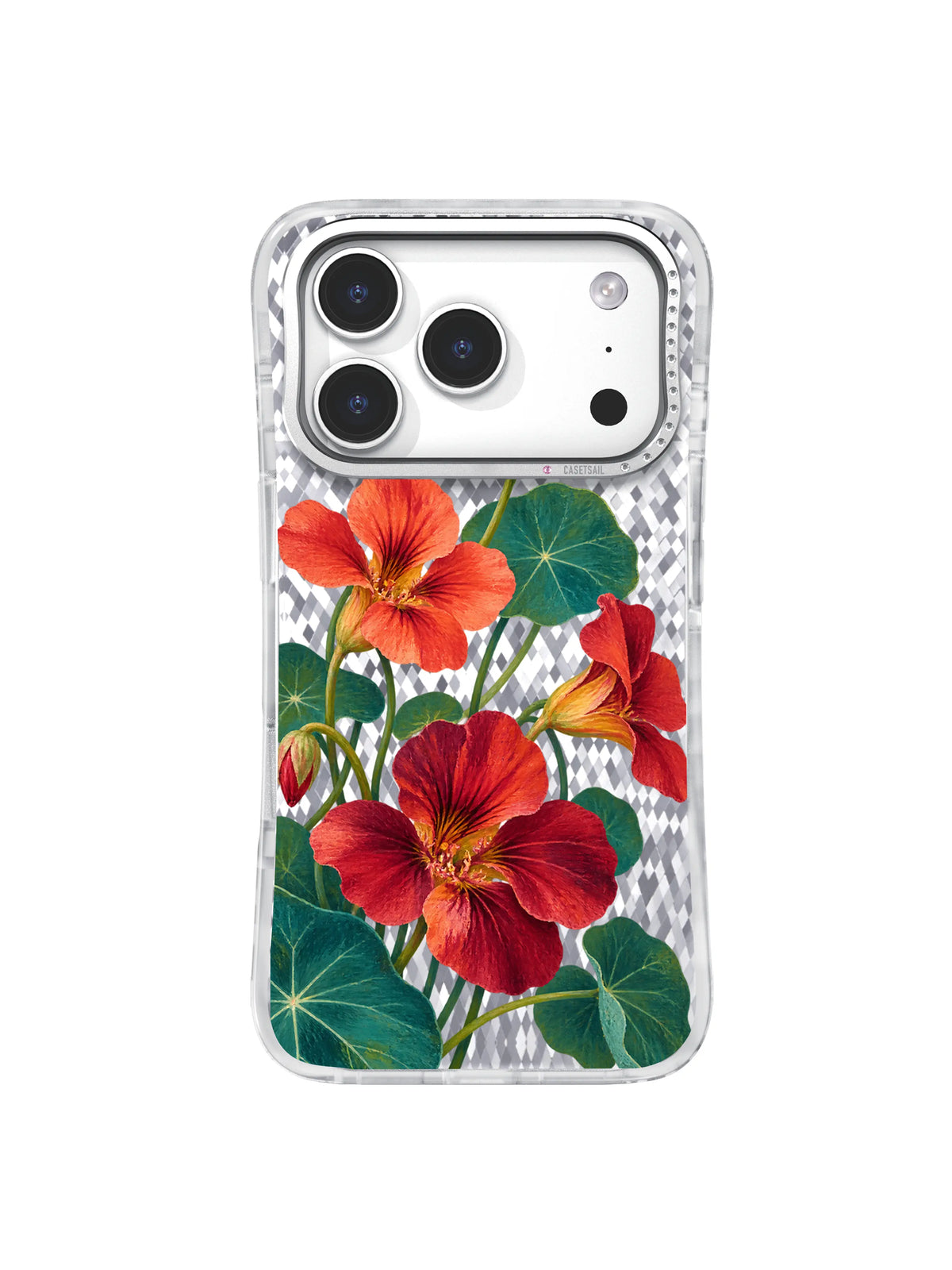 Golden Route nasturtium artwork for iPhone 17 Pro case