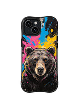 Electric Forest Sentinel bear art iPhone 15 Plus case