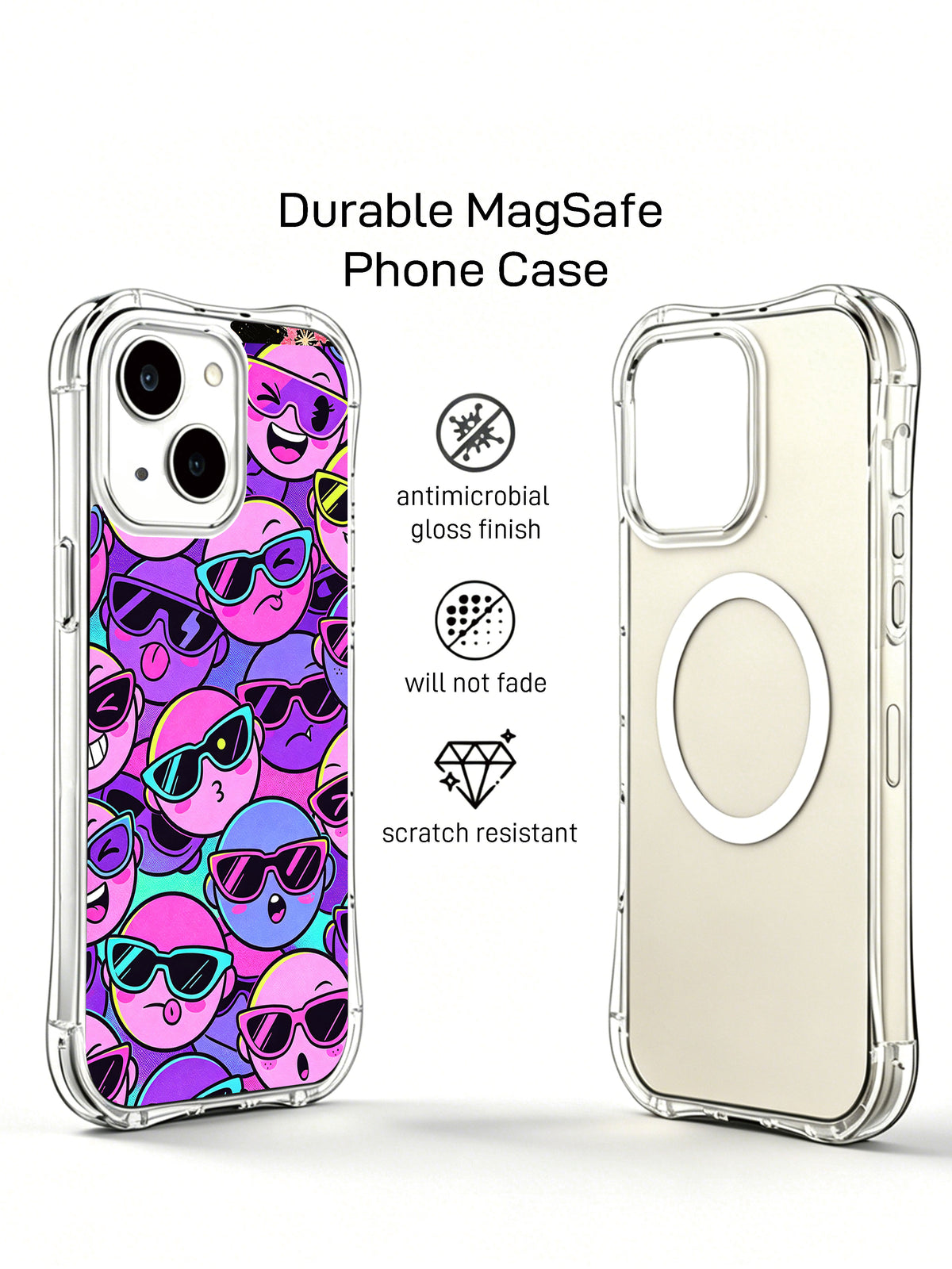 Supplied marketing graphic with unverified protection, fit or MagSafe statements