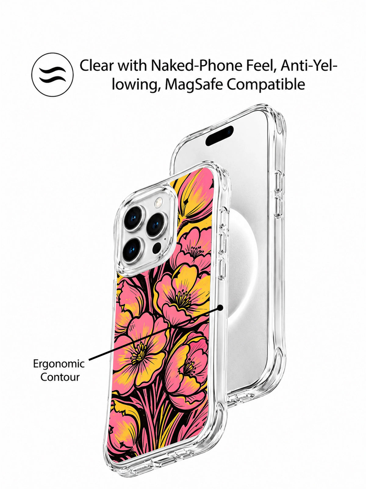 Supplied marketing graphic with unverified protection, fit or MagSafe statements