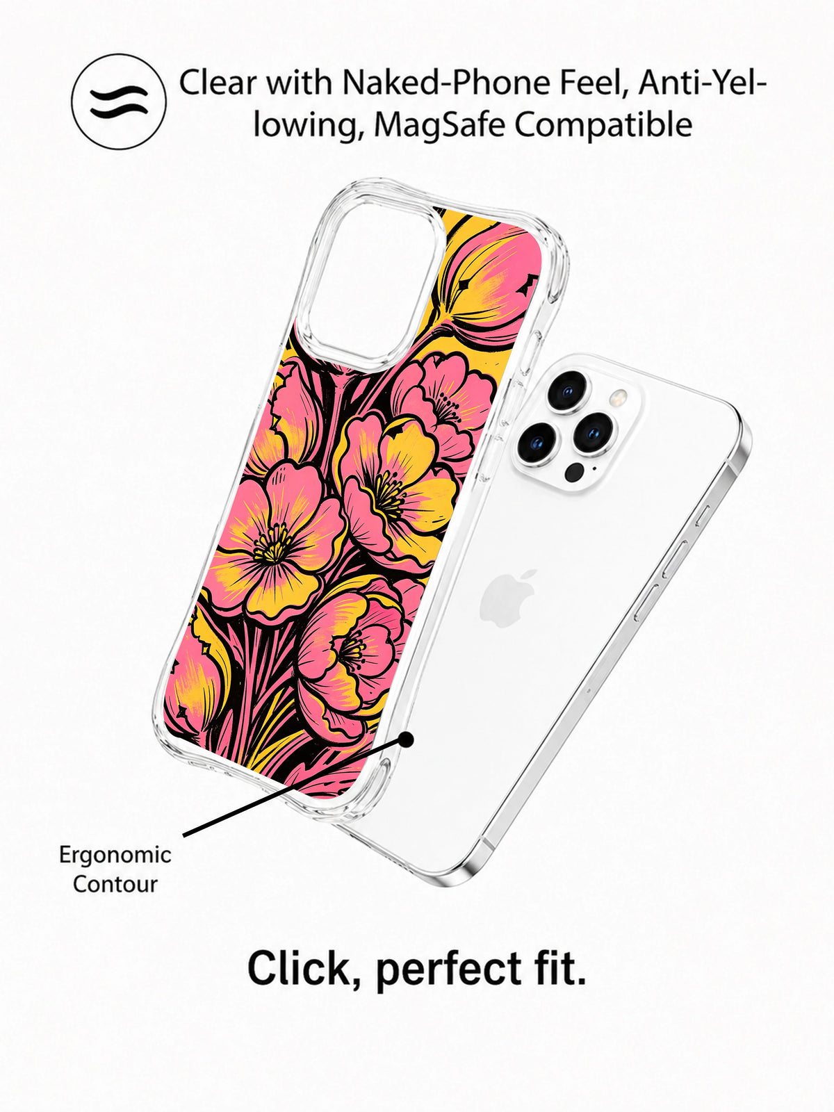 Supplied marketing graphic with unverified protection, fit or MagSafe statements
