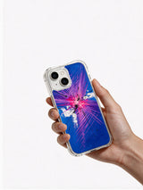 Neon Starburst Rhythm iPhone 15 Plus case packaging presentation