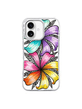 Rainbow Lily Rise colorful iPhone 17 case