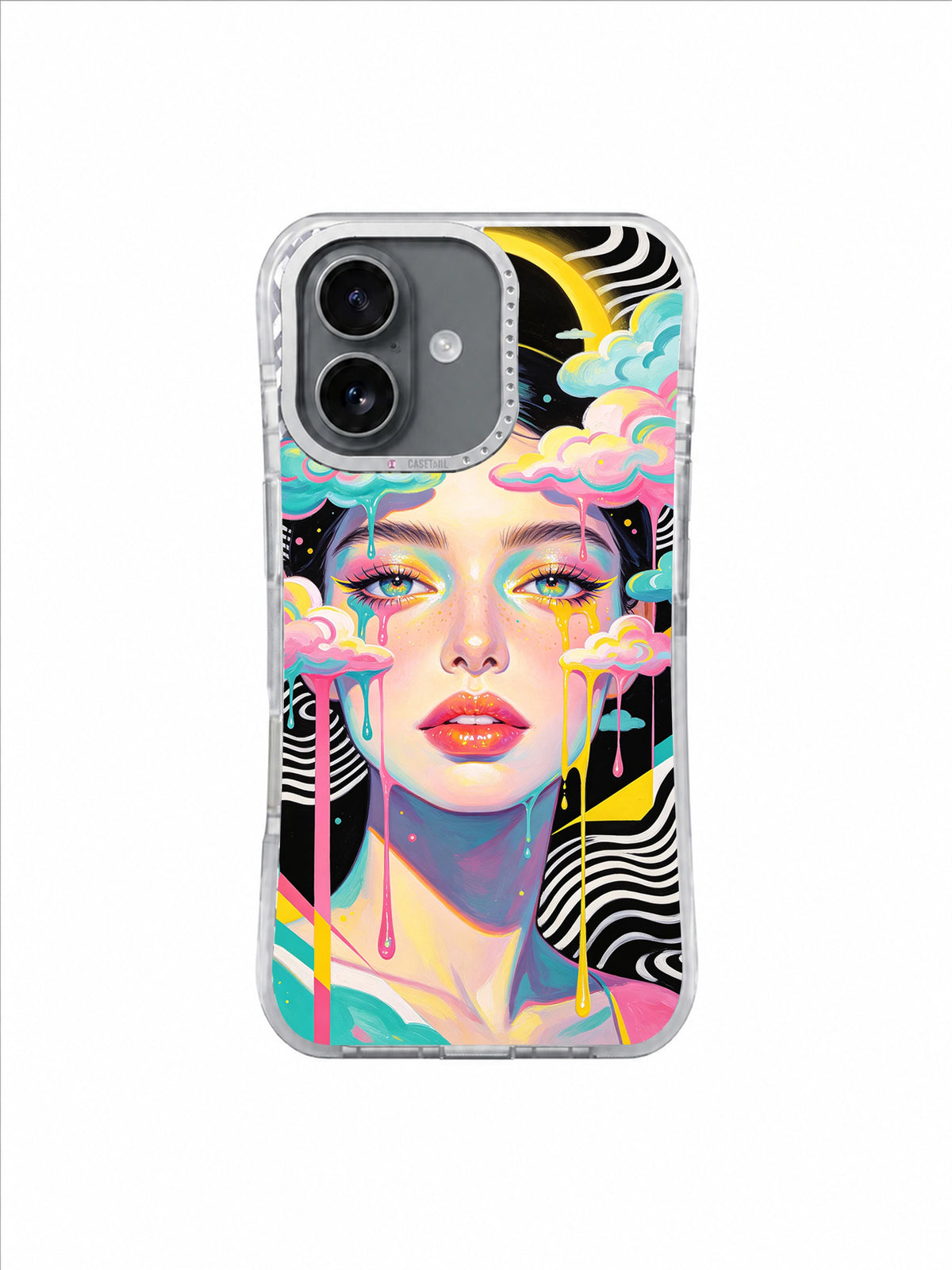 Candy Cloud Portrait iPhone 17 case pattern