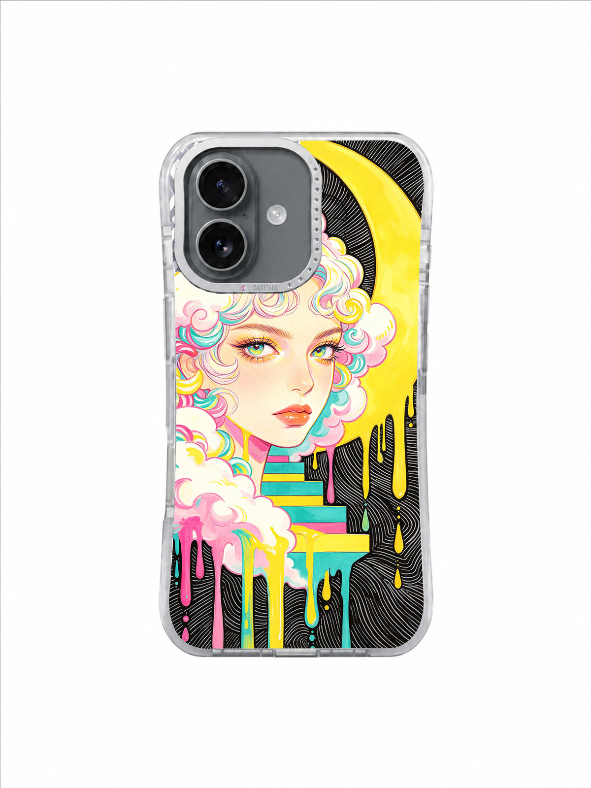 Golden Cloud Dream iPhone 17 case pattern