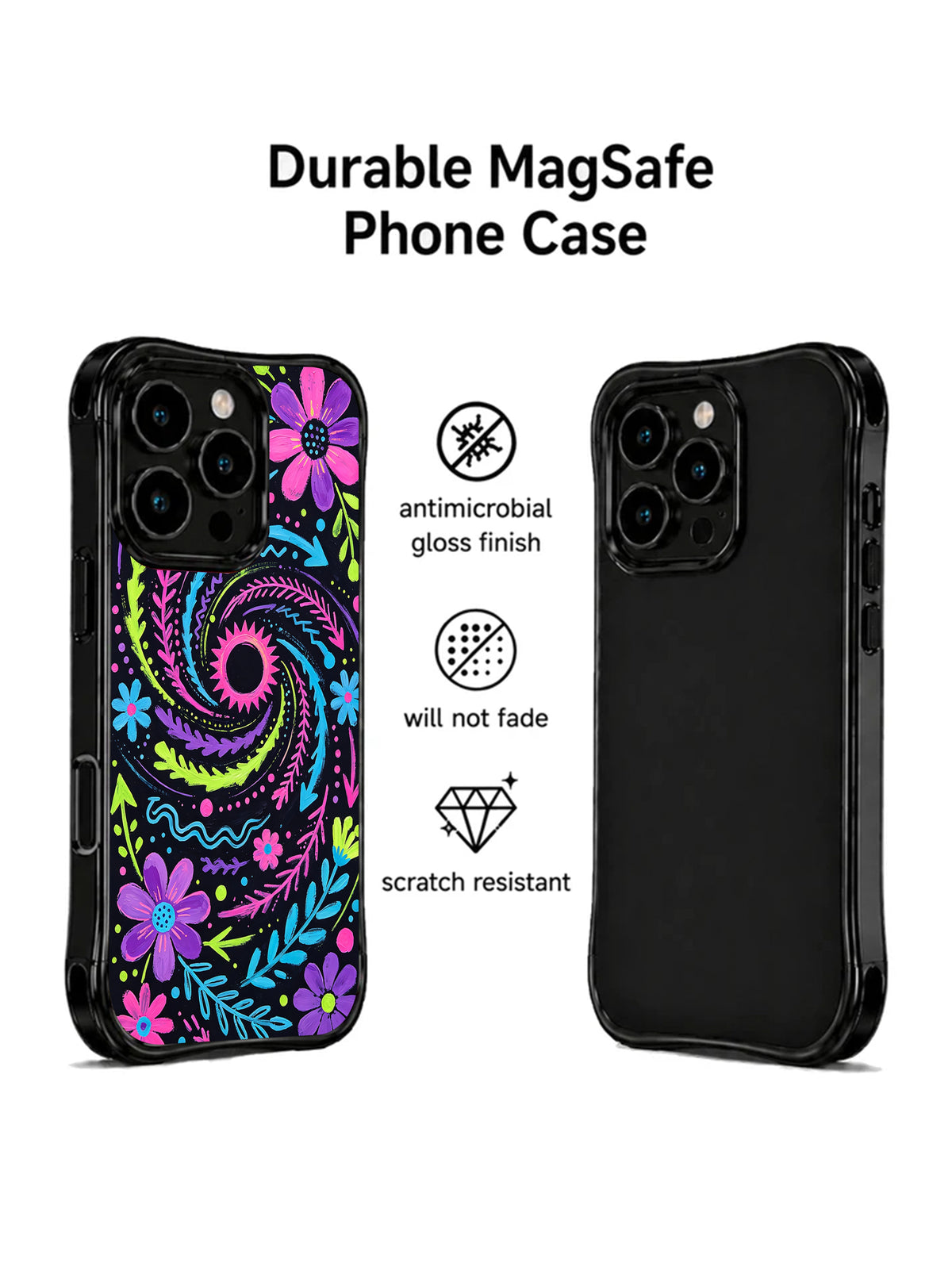 Neon Ranch Blossoms case side view