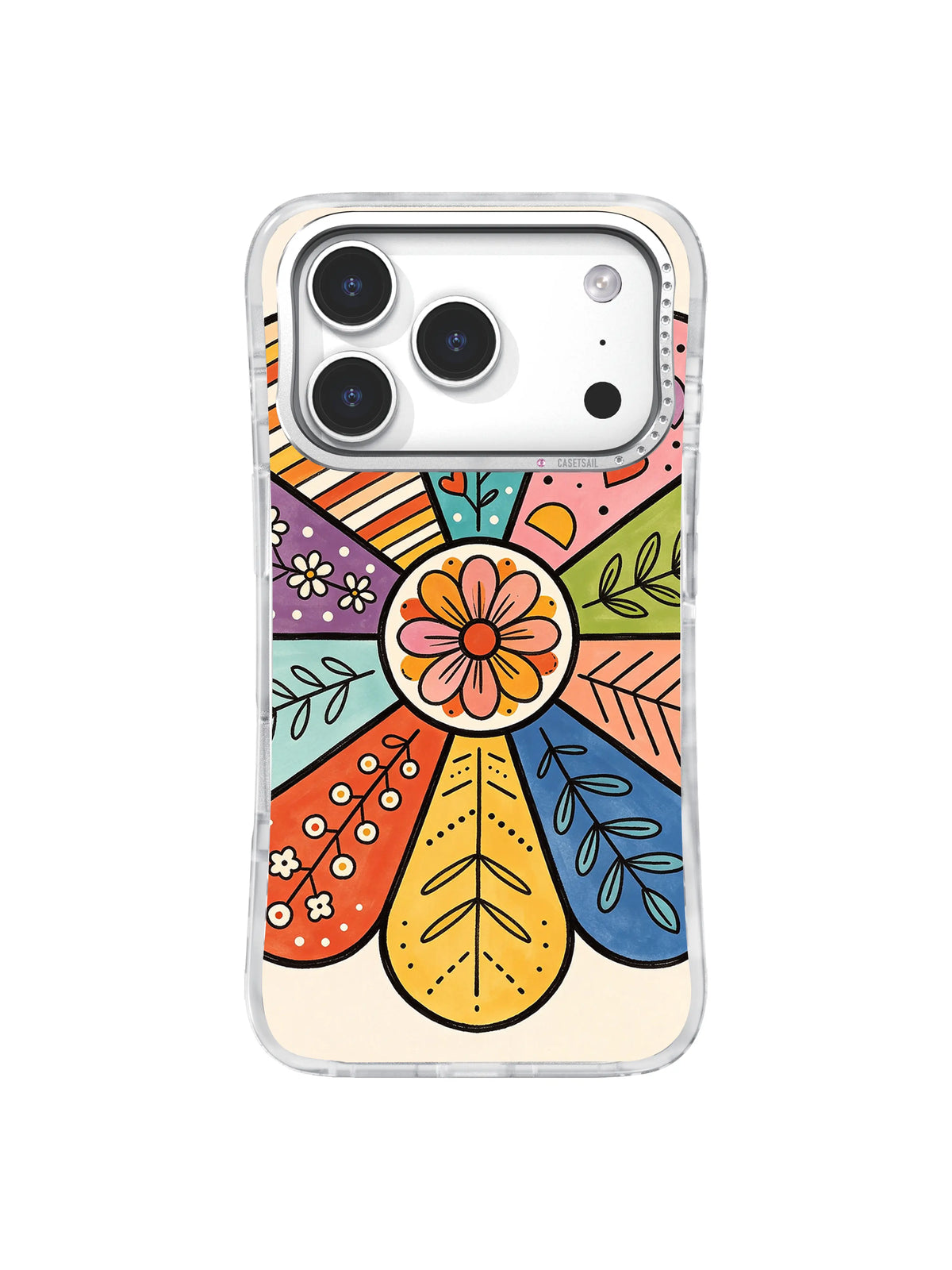 Garden Compass Blossom pattern iPhone 17 Pro case