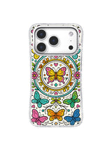 Butterfly Color Journey iPhone 17 Pro case front view