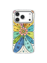 Blue Wing Hope Bloom iPhone 17 Pro case pattern