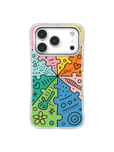 Joy Puzzle Garden iPhone 17 Pro case pattern