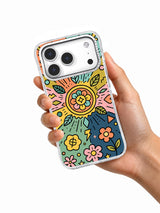 Happy Lucky Garden iPhone 17 Pro case lifestyle view