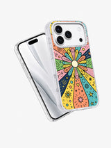 Lucky Color Universe colorful iPhone 17 Pro case angled view