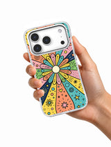 Lucky Color Universe iPhone 17 Pro case held in hand