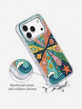 Ocean Treasure Pattern iPhone 17 Pro case corner protection