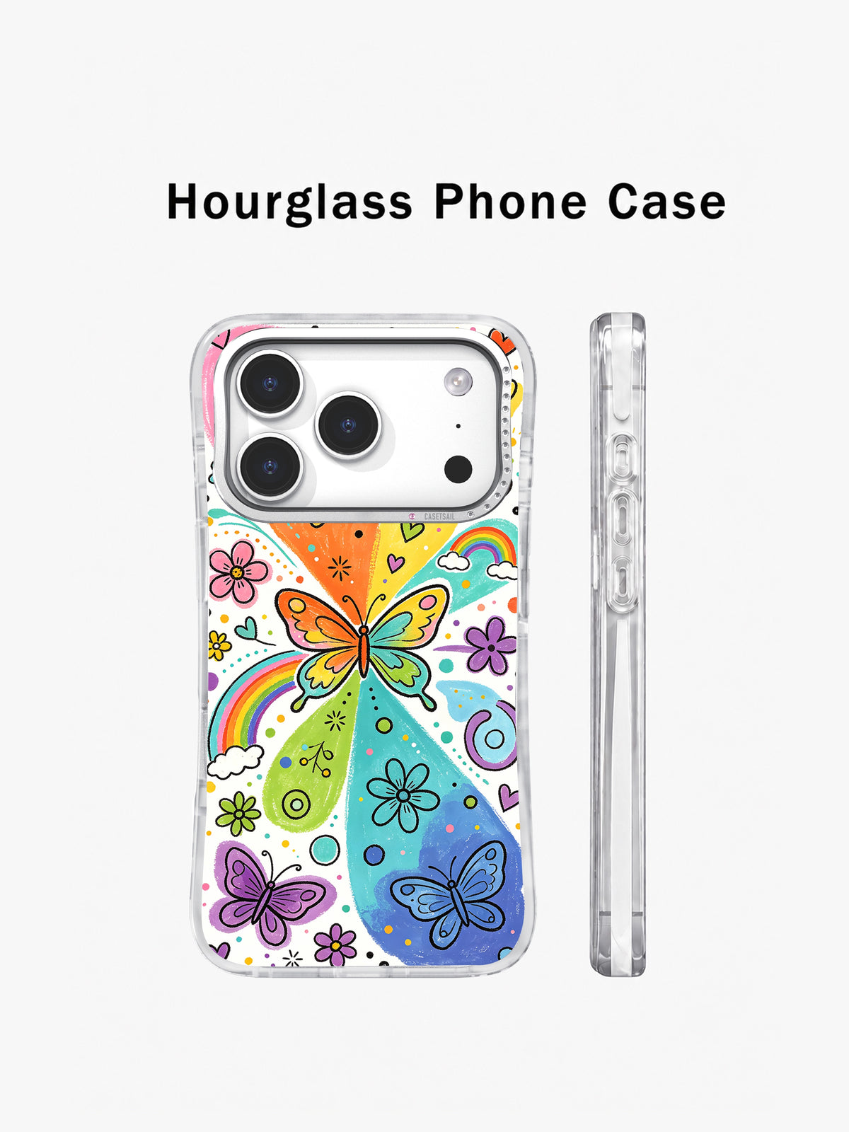 Rainbow Butterfly Dream iPhone 17 Pro case product view