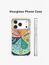 Rainbow Energy Garden iPhone 17 Pro case front product view