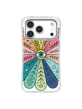 Heart Ray Garden pattern iPhone 17 Pro case