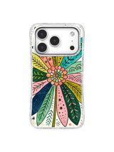 Coral Flower Crescendo iPhone 17 Pro case pattern