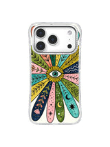 Seeing Eye Wildflower iPhone 17 Pro case pattern