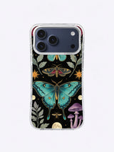 Night Butterfly Cabinet iPhone case, Moonlit Twinwing Archive pattern