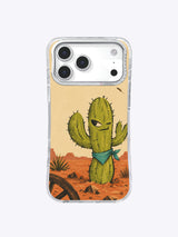 The Cactus with No Apologies iPhone 17 Pro Max Case front view