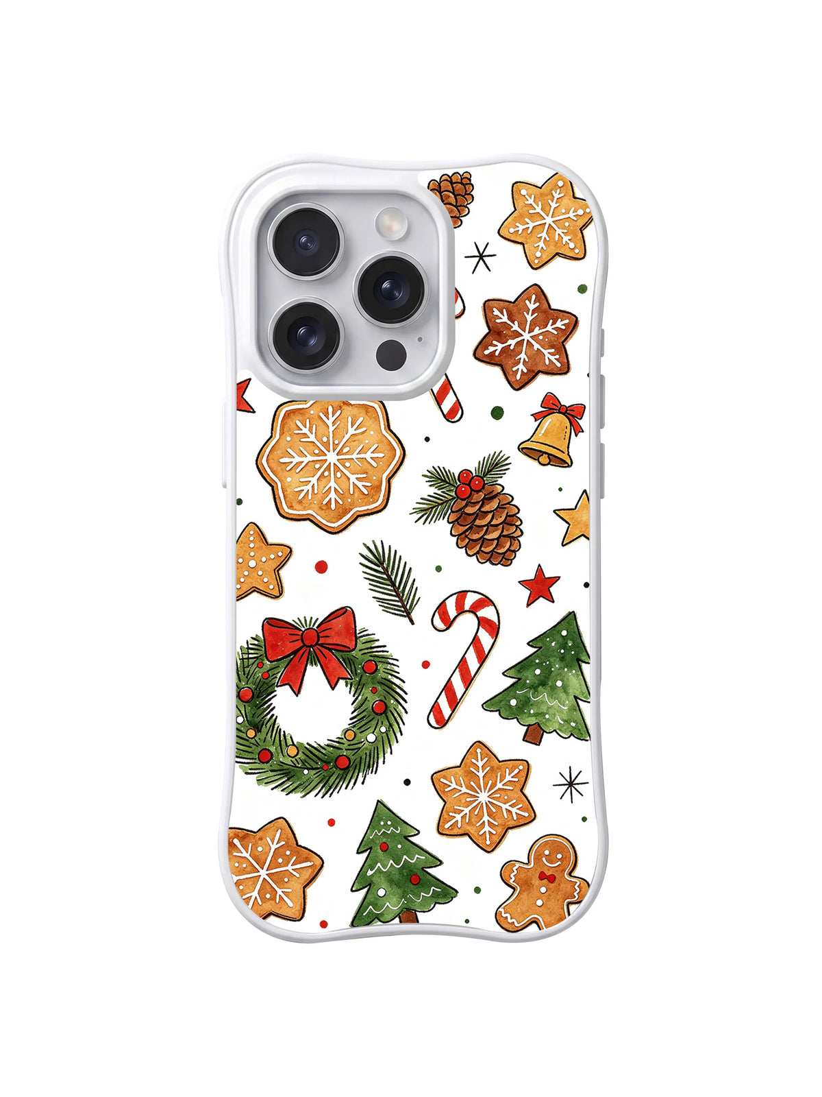 Holiday Wreath Cookies pattern iPhone 13 Pro case