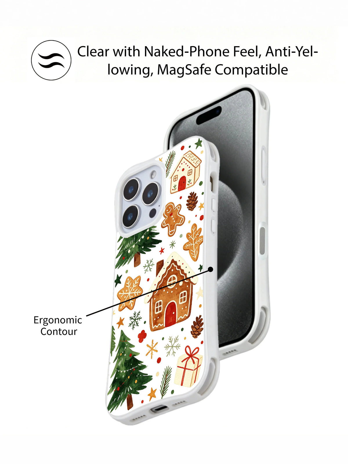 Evergreen Cookie Garden: Tanıtım düzeninde ön ve arka ürün görünümleri.
