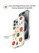 Snowy Christmas Cookie Meadow: Front and rear product views in a promotional layout.