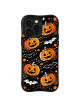 Flying Bat Pumpkins pattern iPhone 13 Pro Max case