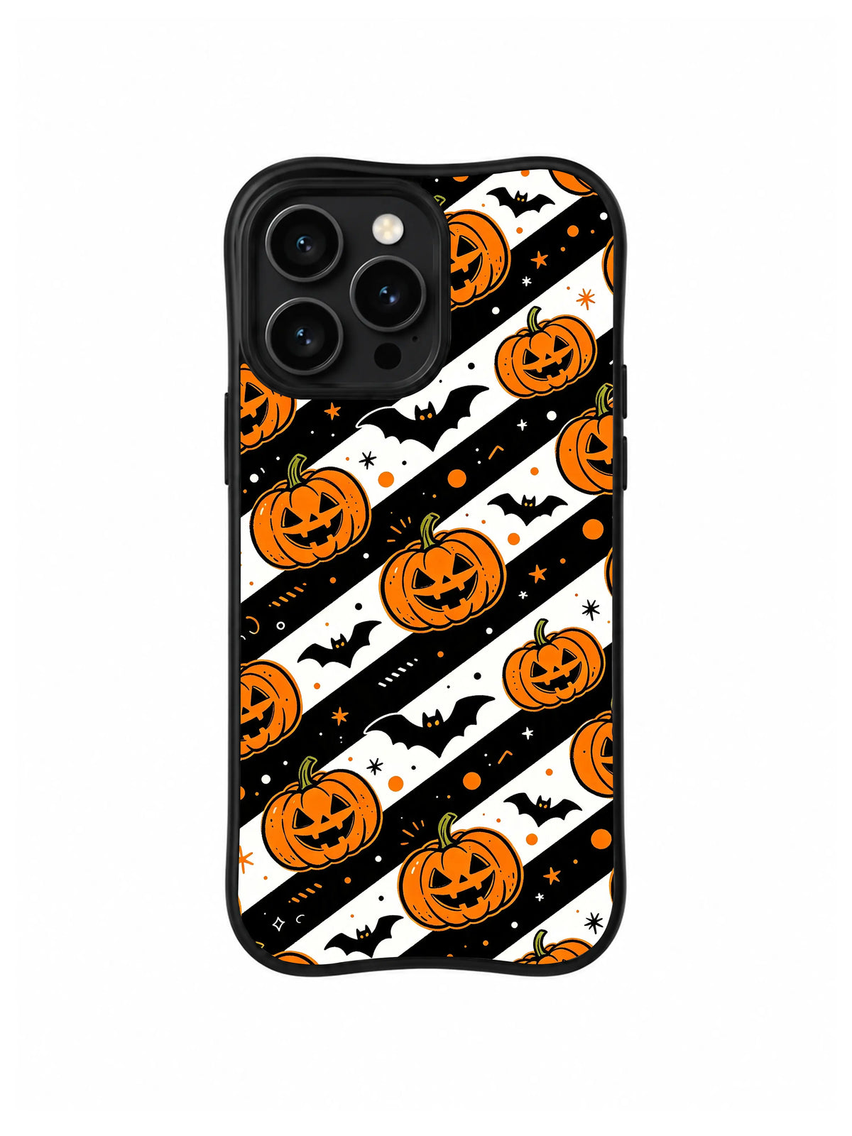 Striped Pumpkin Flight pattern iPhone 13 Pro Max case