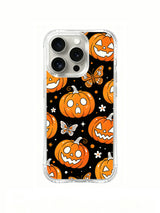 Butterfly Pumpkin Spell telefon kılıfının arka desen görünümü.