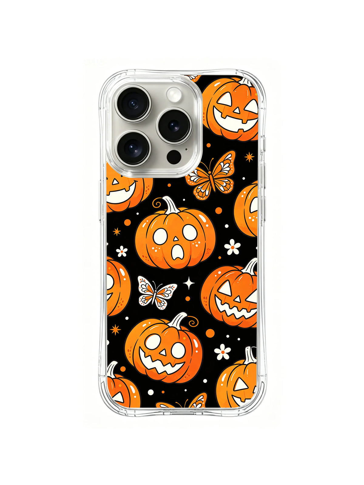Butterfly Pumpkin Charm pattern iPhone 13 Pro Max case
