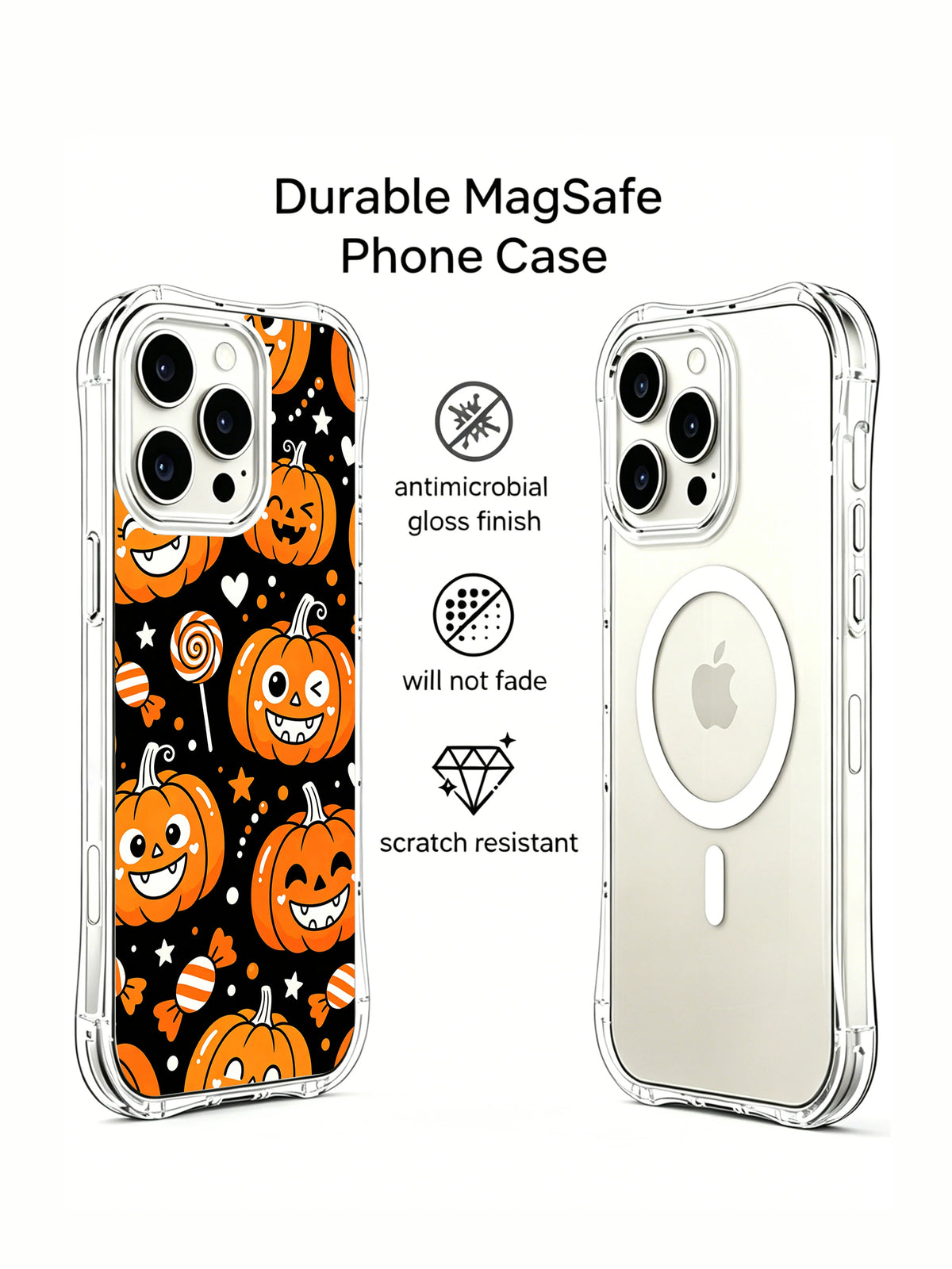 Candy Pumpkin Kingdom durable iPhone 13 Pro Max case