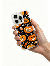 Candy Pumpkin Kingdom iPhone case in hand