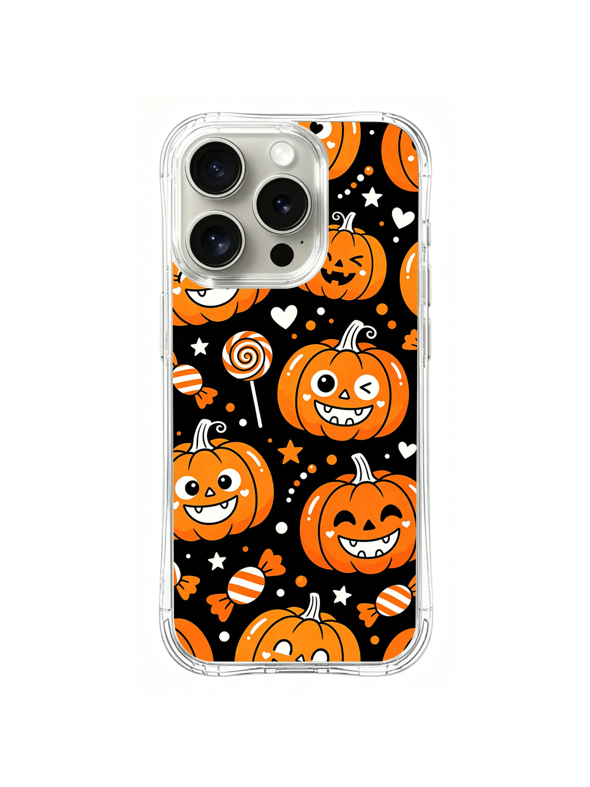 Candy Pumpkin Smiles pattern iPhone 13 Pro Max case