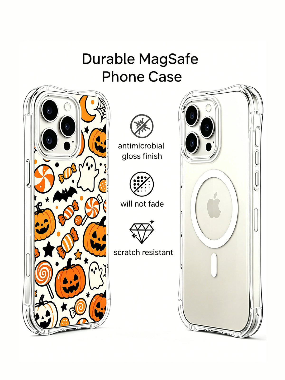 Promotional render of Candy Pumpkin Party phone case.