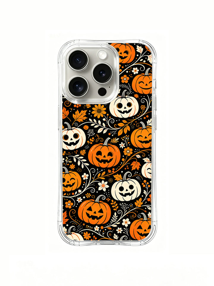Halloween Pumpkin Garden iPhone 13 Pro Max Case – Floral Art