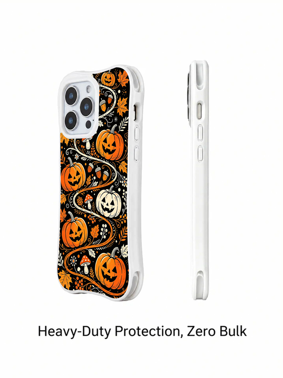 Promotional render of Harvest Pumpkin Path phone case.