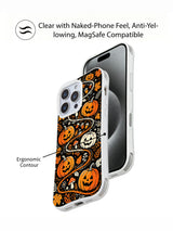 Promotional render of Harvest Pumpkin Path phone case.