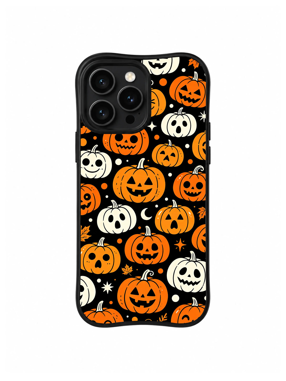 Pumpkin Moon Gathering pattern iPhone 13 Pro Max case