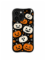 Autumn Pumpkin Story Circle pattern iPhone 13 Pro Max case