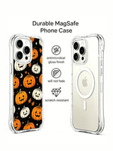 Moonlit Pumpkin Garden: front and inner-side case views in a feature-callout layout.